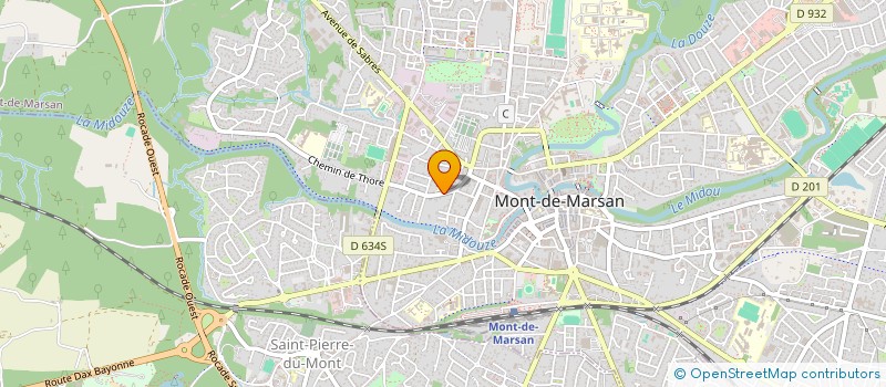 localisation de l'entreprise COMPAGNIE LALUBERLU  MONT-DE-MARSAN