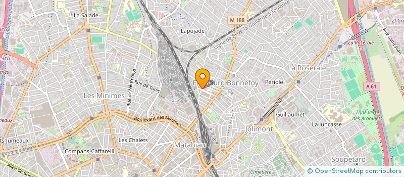 localisation de l'entreprise COMPAGNIE LE BALLON  TOULOUSE