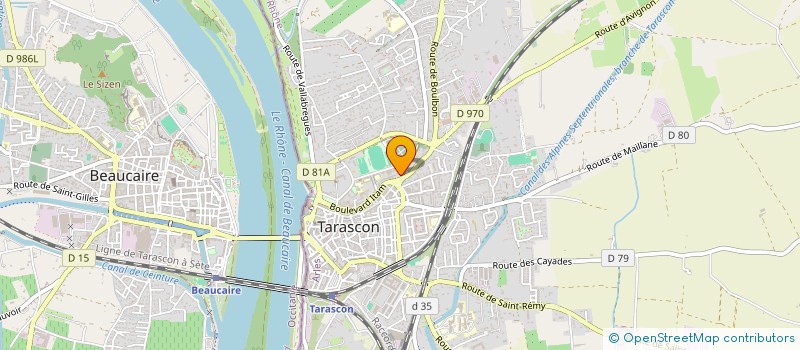 localisation de l'entreprise COMPAGNIE LE BUREAU DES AMES  TARASCON