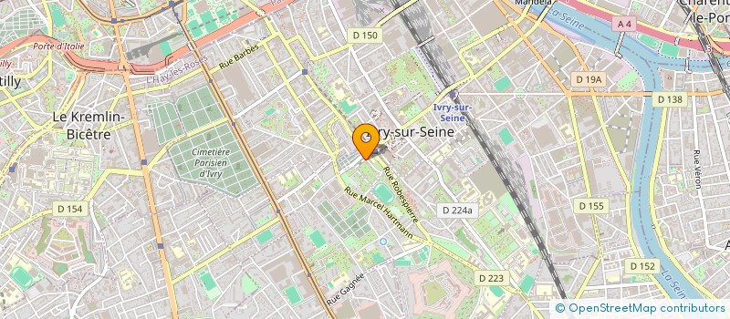 localisation de l'entreprise COMPAGNIE LE CAFOUTCHE à IVRY-SUR-SEINE