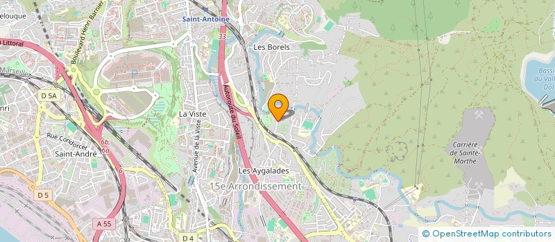 localisation de l'entreprise COMPAGNIE LE CHAT ET LA TEMPETE à MARSEILLE
