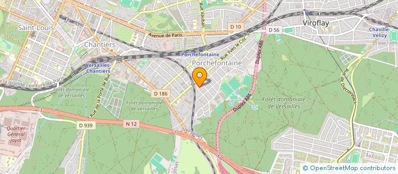 localisation de l'entreprise COMPAGNIE LE CHERCHE-ECHO à VERSAILLES