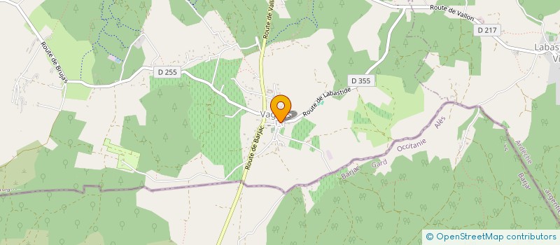 localisation de l'entreprise COMPAGNIE LE COEUR ALLANT VERS...  VAGNAS