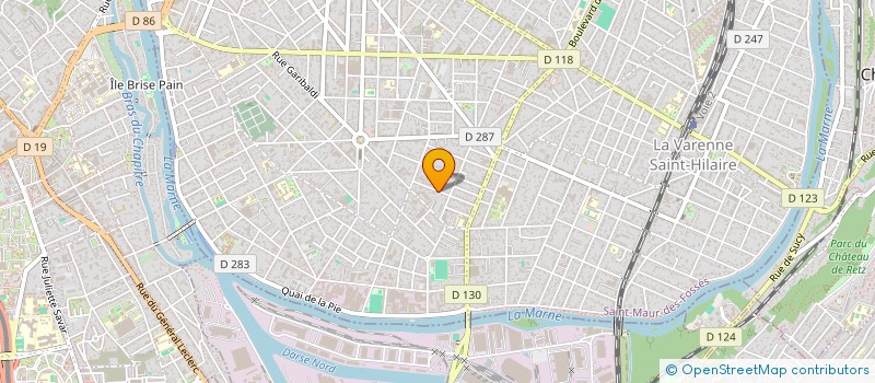 localisation de l'entreprise COMPAGNIE LE JARDIN DES MASQUES à SAINT-MAUR-DES-FOSSES