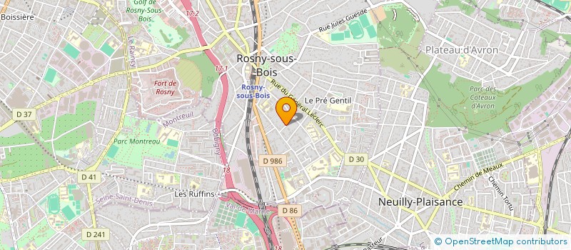 localisation de l'entreprise COMPAGNIE LE JOLI MAI à ROSNY-SOUS-BOIS