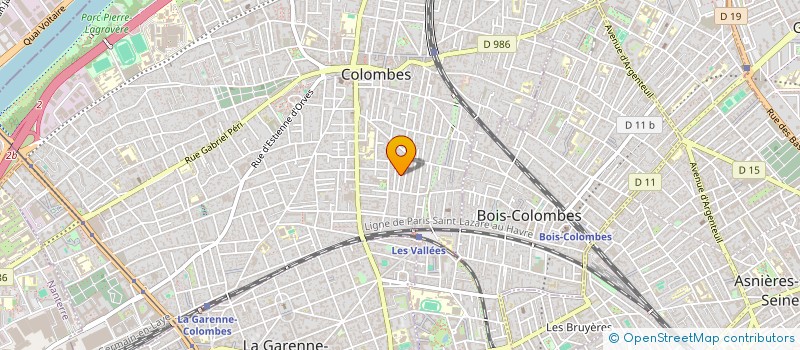 localisation de l'entreprise COMPAGNIE LE LAPIN BLANC à COLOMBES