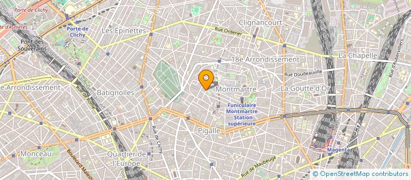 localisation de l'entreprise COMPAGNIE LE MENTEUR VOLONTAIRE  PARIS