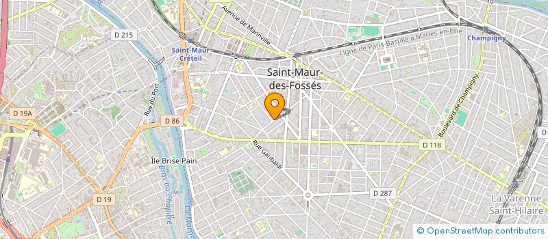 localisation de l'entreprise COMPAGNIE LE NEZ AU VENT à SAINT-MAUR-DES-FOSSES