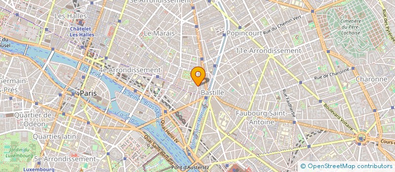 localisation de l'entreprise COMPAGNIE LE PETIT MESCAL  PARIS