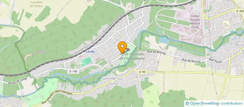 localisation de l'entreprise COMPAGNIE LE PEUPLE DANSEUR à LARDY