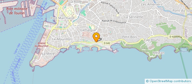 localisation de l'entreprise COMPAGNIE LE REGARD DU MYOPE (CIE LE REGARD DU MYOPE) (CRM)  TOULON