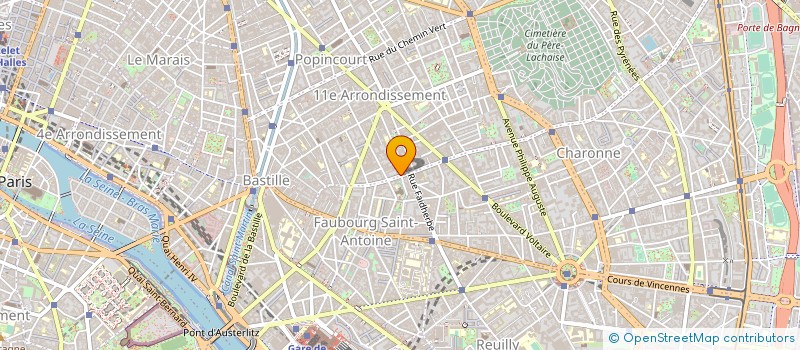 localisation de l'entreprise COMPAGNIE LE SAMOVAR CCTD  PARIS