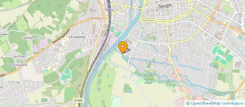 localisation de l'entreprise COMPAGNIE LE SON DU BRUIT à SENS
