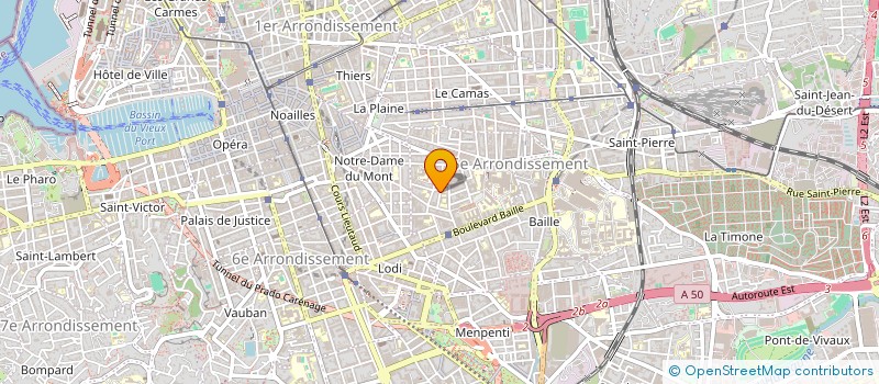 localisation de l'entreprise COMPAGNIE LE SOUFFLE à MARSEILLE