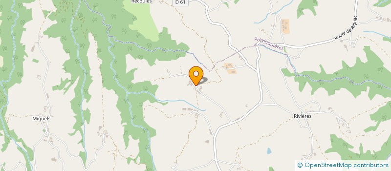 localisation de l'entreprise COMPAGNIE LE TALUS  PRADINAS