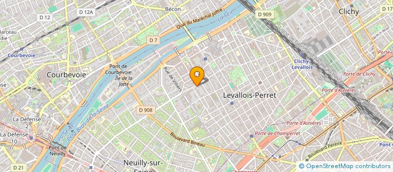 localisation de l'entreprise COMPAGNIE LE TAPIS VOLANT à LEVALLOIS-PERRET