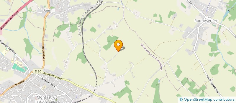 localisation de l'entreprise COMPAGNIE LE TERMINUS DES PRETENTIEUX  MONTASTRUC-LA-CONSEILLERE