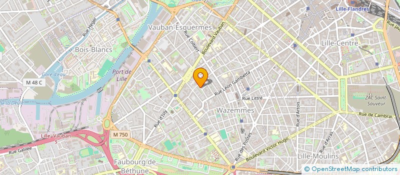 localisation de l'entreprise COMPAGNIE LE THEATRE DECOMPOSE  LILLE