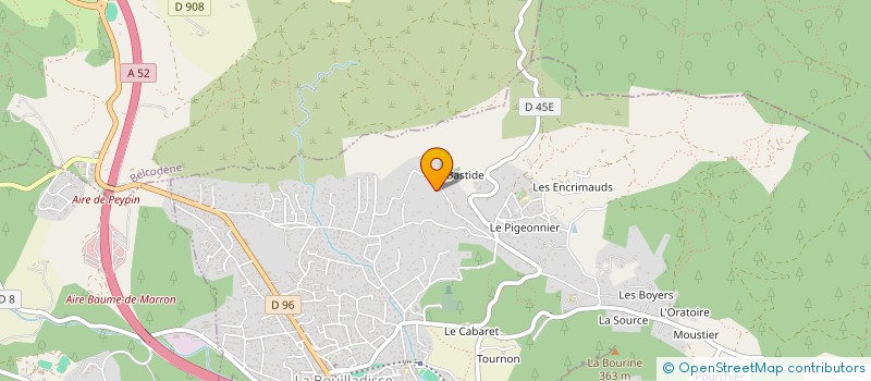 localisation de l'entreprise COMPAGNIE LE TRAIT D'UNION  LA BOUILLADISSE