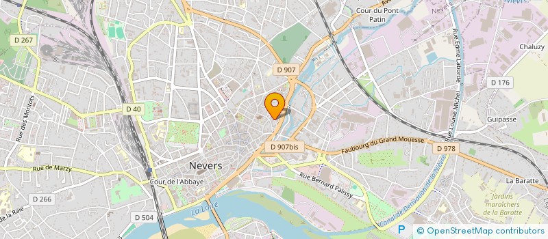 localisation de l'entreprise COMPAGNIE LE TUBE à NEVERS