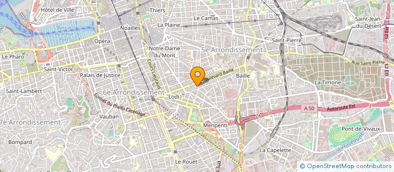 localisation de l'entreprise COMPAGNIE LE VILAIN BARBU à MARSEILLE