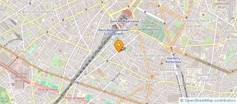 localisation de l'entreprise COMPAGNIE LECORPENSAHN  PARIS