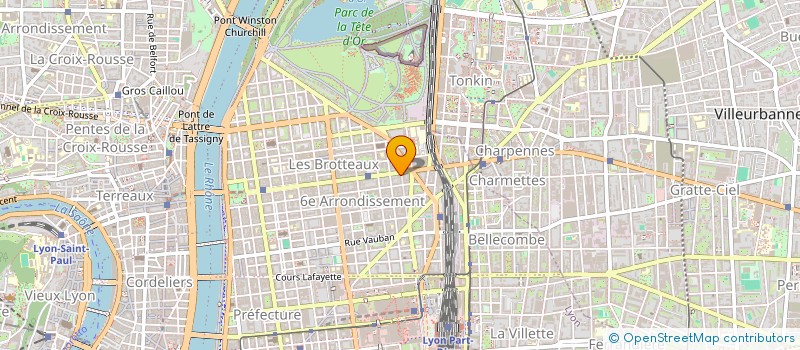 localisation de l'entreprise COMPAGNIE LEGERIE à LYON