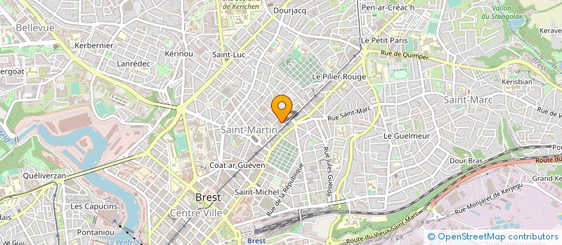localisation de l'entreprise COMPAGNIE LEONTINE à BREST