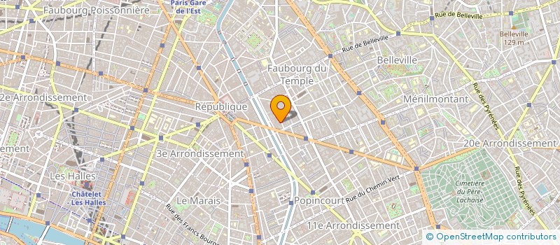 localisation de l'entreprise COMPAGNIE LES 16  PARIS