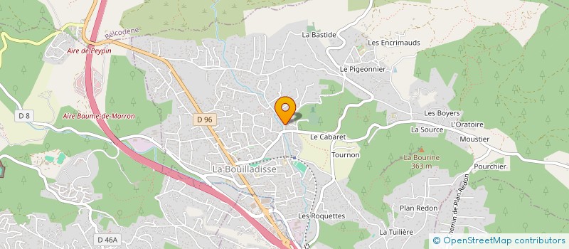 localisation de l'entreprise COMPAGNIE LES 2B  LA BOUILLADISSE