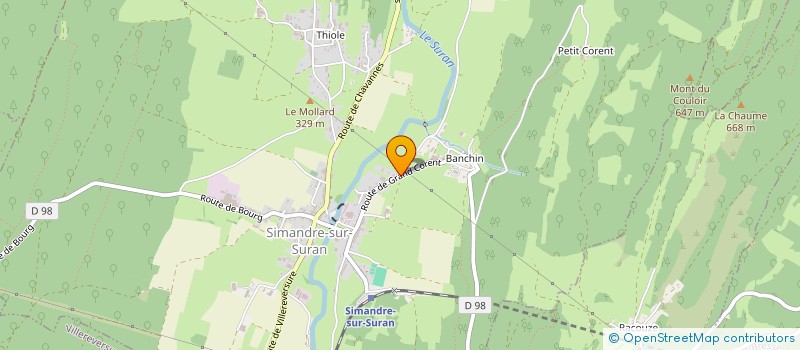 localisation de l'entreprise COMPAGNIE LES AFFABULATEURS à BOURG-EN-BRESSE