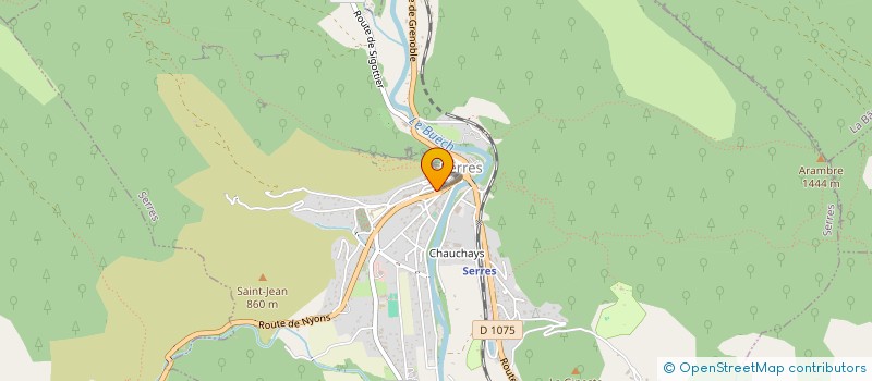 localisation de l'entreprise COMPAGNIE LES AIRS EN ZIK  LA BATIE-MONTSALEON