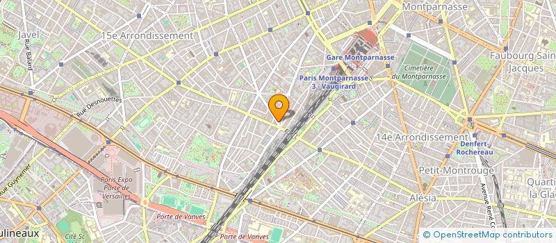 localisation de l'entreprise COMPAGNIE LES AMES EN SCENE  PARIS