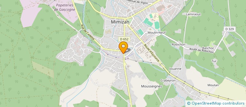 localisation de l'entreprise COMPAGNIE LES ARCHERS DU BORN à MIMIZAN
