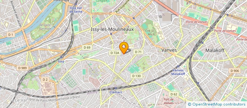 localisation de l'entreprise COMPAGNIE LES ARGONAUTES à ISSY-LES-MOULINEAUX
