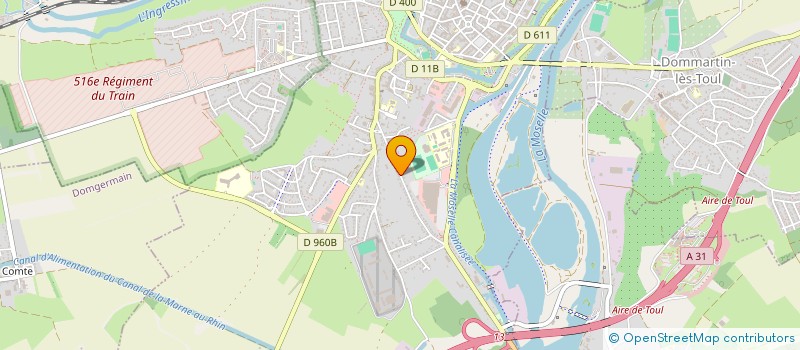 localisation de l'entreprise COMPAGNIE LES AVEUGLES ET L'ELEPHANT  TOUL