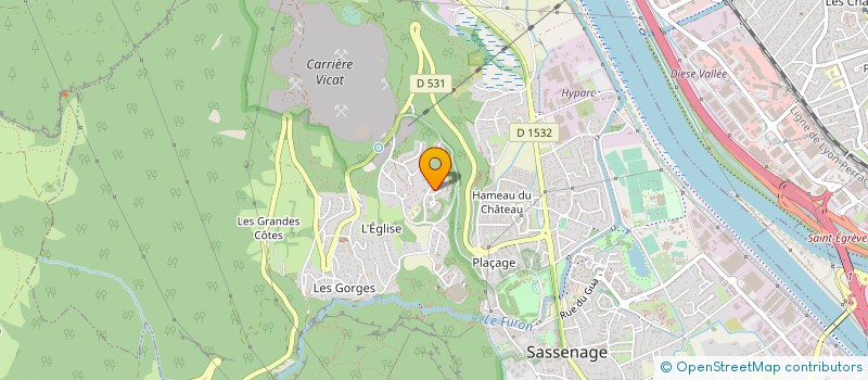 localisation de l'entreprise COMPAGNIE LES BRIGANDS DE LA PLUME à SASSENAGE