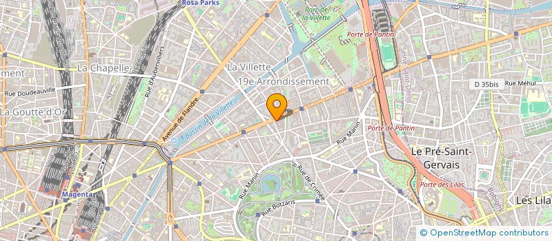 localisation de l'entreprise COMPAGNIE LES CAFES COMPTOIR à PARIS