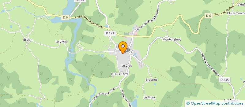 localisation de l'entreprise COMPAGNIE LES CHEMINS CAILLOUTEUX  BRASSY