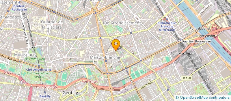 localisation de l'entreprise COMPAGNIE LES CHOSES A DIRE  PARIS