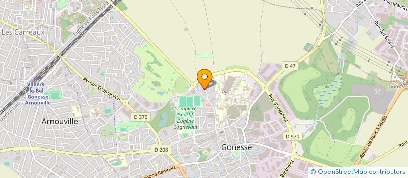 localisation de l'entreprise COMPAGNIE LES CORPS S'EN MELENT à GONESSE