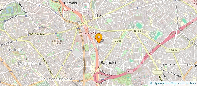 localisation de l'entreprise COMPAGNIE LES DAMOIZ'AILES à BAGNOLET