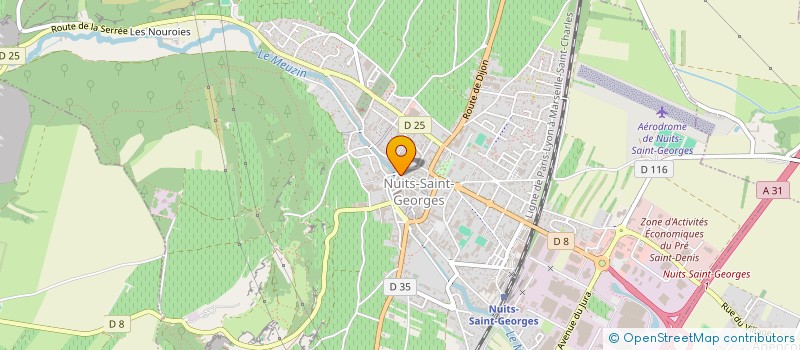 localisation de l'entreprise COMPAGNIE LES DESTINS ANIMES  NUITS-SAINT-GEORGES