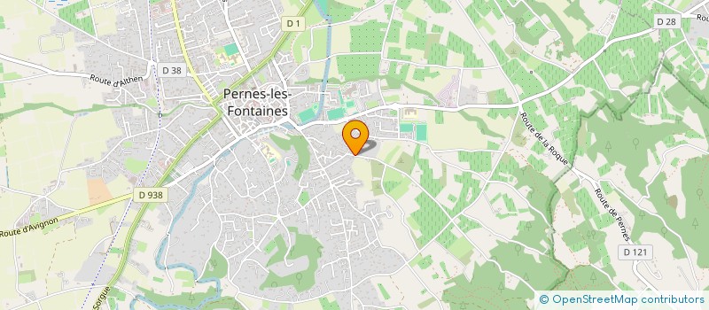 localisation de l'entreprise COMPAGNIE LES ENFANTS DES FOUS à PERNES-LES-FONTAINES