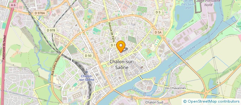 localisation de l'entreprise COMPAGNIE LES FAISEURS DE PLUIE à CHALON-SUR-SAONE