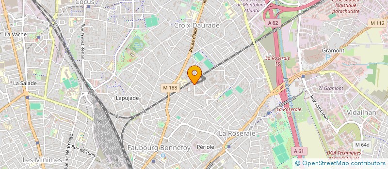 localisation de l'entreprise COMPAGNIE LES FOLIES PASSAGERES à TOULOUSE