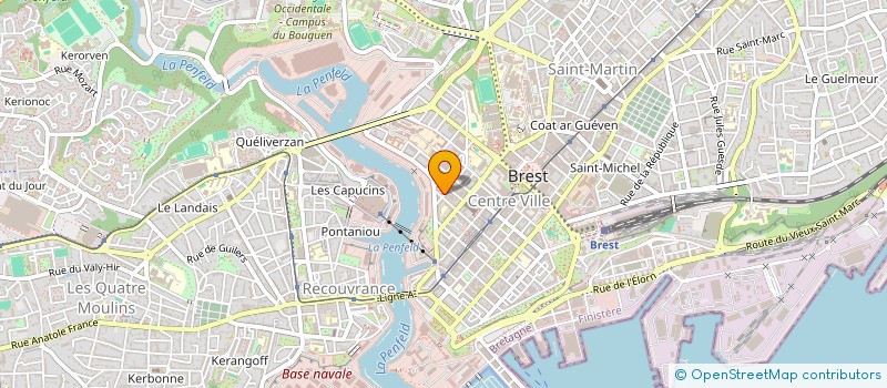 localisation de l'entreprise COMPAGNIE LES FONGES à BREST