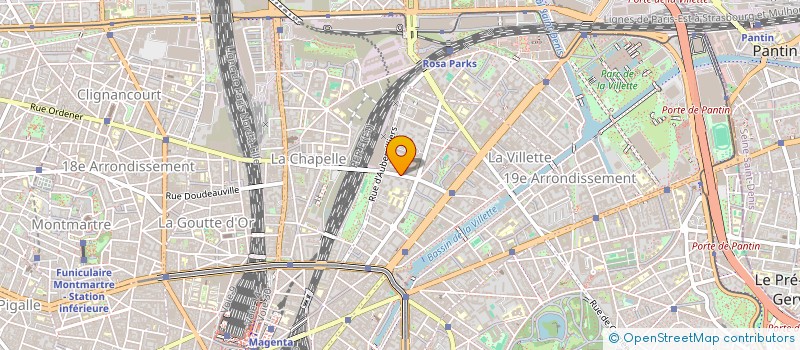 localisation de l'entreprise COMPAGNIE LES FOUS FURIEUX  PARIS