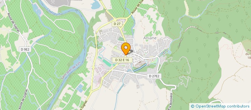 localisation de l'entreprise COMPAGNIE LES GRAINES DU TEMPS  ANIANE