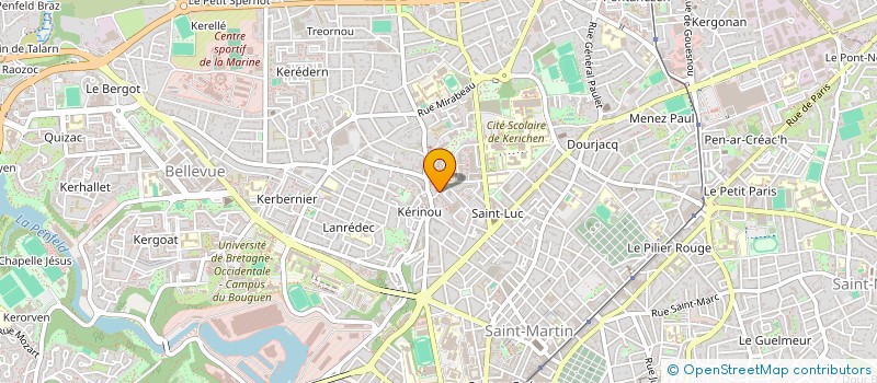 localisation de l'entreprise COMPAGNIE LES HEURES BARBARES à BREST